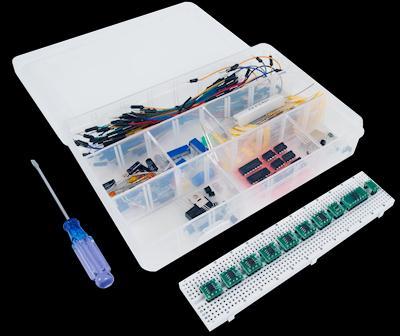Analog Discovery Parts Kit includes more than 200
