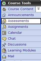 Creating Assessments 1. From the Build tab, select the Assessment button from the navigation bar.