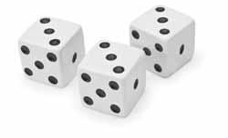 11.2 Populations, Samples, and Hypotheses Essential Question How can you test theoretical probability using sample data? Using Sample Data Work with a partner. a. When two six-sided dice are rolled, what is the theoretical probability that you roll the same number on both dice?