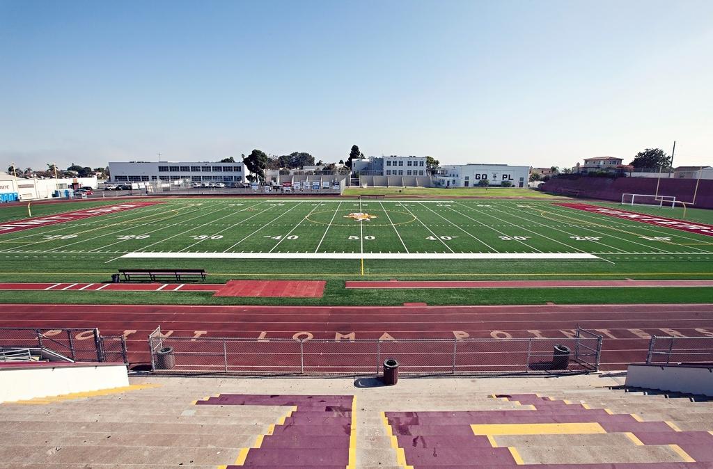 Point Loma s existing 11-year-old turf field