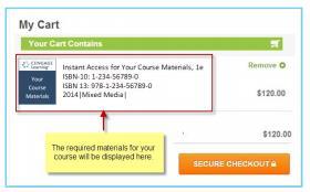Then Enter access code (NOT the ISBN): Payment Options B: Purchase