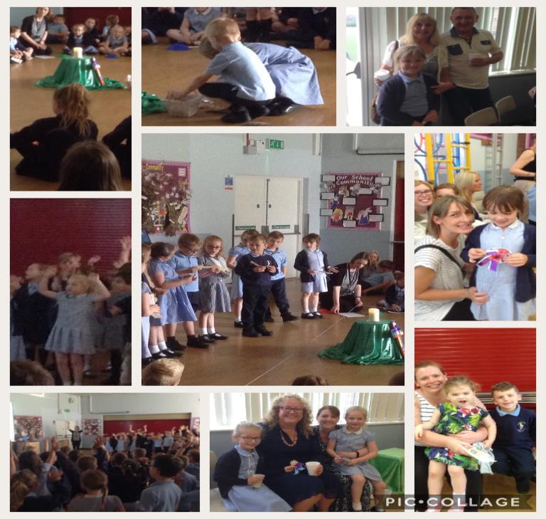 Year 1 and Year 5 Family Liturgies On Tuesday morning Miss Willits Year 1 children led our Family Liturgy.