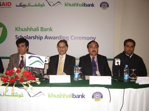 Besides providing microfinance, the bank has launched a scholarship program with US collaboration, under which 88 scholarships are given to the students of premier universities of Pakistan.