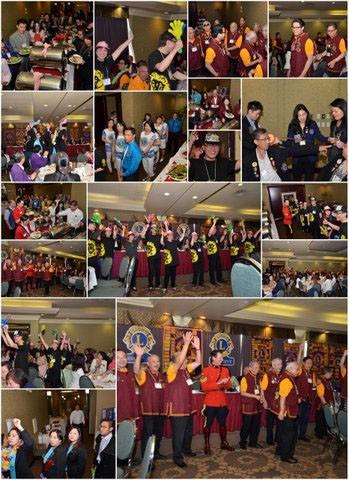 April/May Issue P. 15 Uniform parade contest took place at the luncheon with enthusiastic participation.