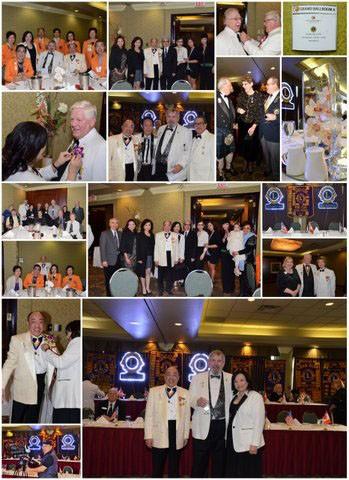 April/May Issue P. 21 Members and guests attended the DG Banquet in their formal fineries.