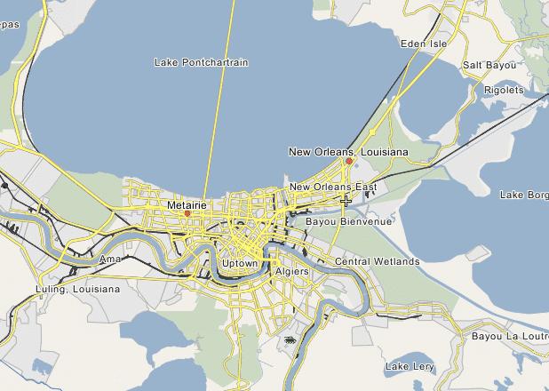 GRADE 5: MODULE 4: UNIT 2: LESSON 4 Map of New Orleans New Orleans Source: http://wikimapia.org/#lang=en&lat=30.016787&lon=-89.