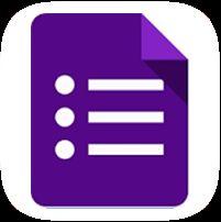 Google Forms Can create multiple choice and fill-in-the-blank activities, quizzes, tests, etc.