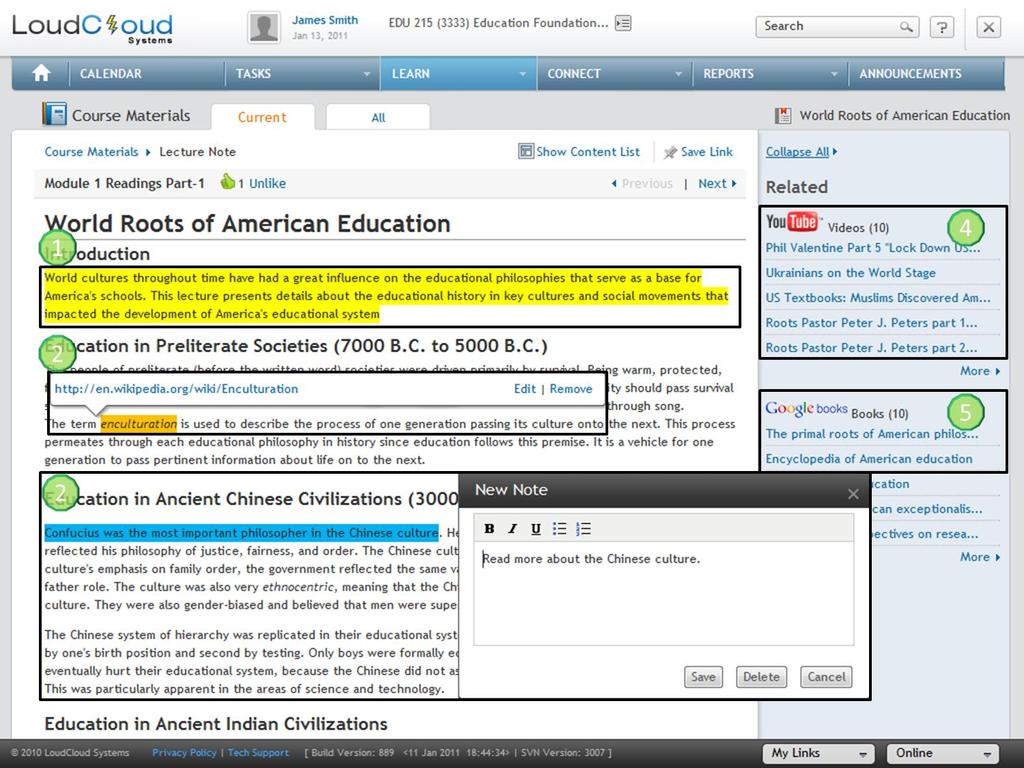 3. E-Reader / LoudBooks Within the LoudBooks e-reader you can perform the following tasks, by right-clicking on a particular selection: 1. Highlight content for personal reference 2.