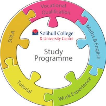 Programme of study Not only will your son / daughter / ward need to complete their vocational qualification they will also be required to undertake a number of other studies as part of a holistic