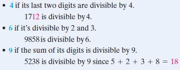 ,, and so on. 2. Since 2 5 = 0, both 2 and 5 are of 0, and 2 5 is called a of 0.. Find all the factors of: 25 2.