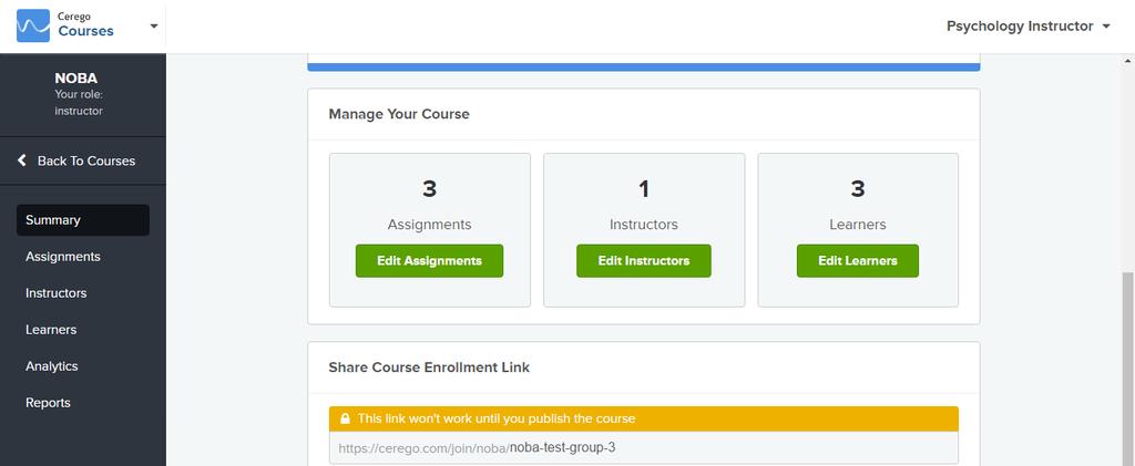 How to add Noba quizzes/sets To add Noba module quizzes to your course, scroll to the bottom