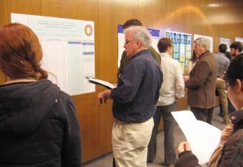 When you are presenting, visitors will stop as they are drawn to your poster s content
