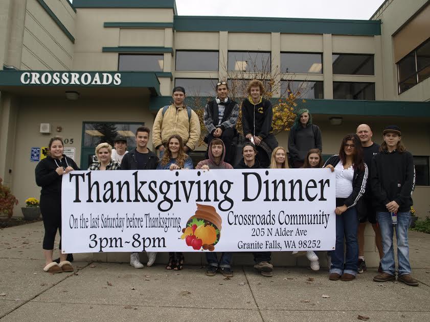 Crossroads community Thanksgiving Dinner We have some wonderful and amazing things going on at Crossroads High School.