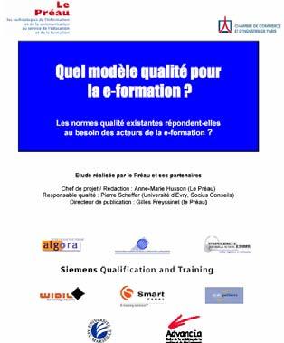 Quality and the impact of ICT Model of quality Le Préau A process from conception, through preparation and use, to review Not a linear process, but co-production A convergence of competencies and