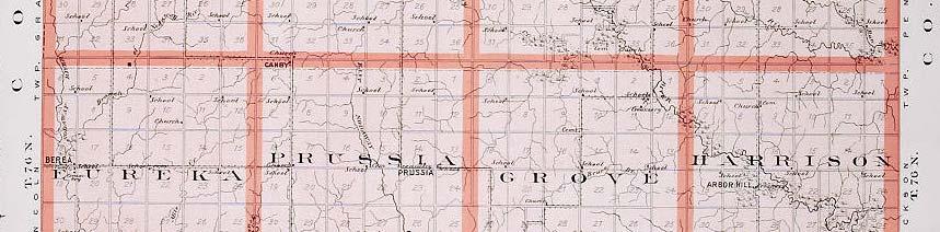 County, IA with township