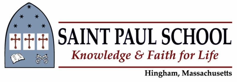 January 27, 2017 We are so pleased to share the new logo that will be used by Saint Paul School in celebration of our 65th anniversary this year. Many thanks to the Wheeler Family and Ms.