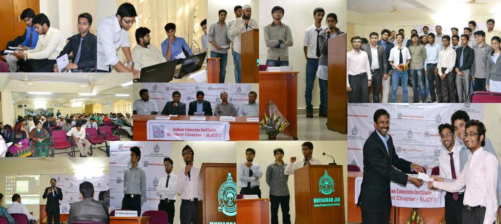 Students had to form a team of three and assume themselves to be owners and representatives on an existing civil constructions company and endorse their