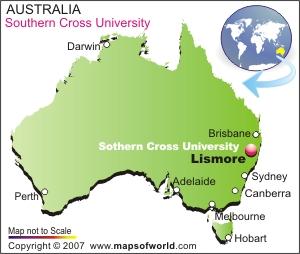 Southern Cross University City, Country : Lismore, NSW, Australia (near Gold Coast)