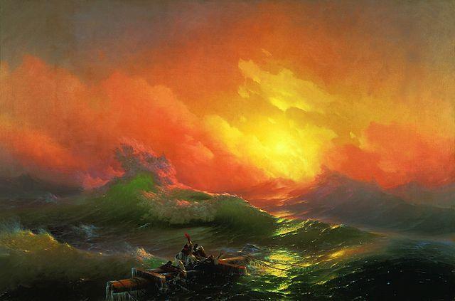 or we can perish under it By Ivan Aivazovsky -
