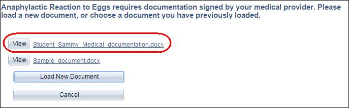 15. After all documents are uploaded, the Status (at the top of the page) will change to In Review.