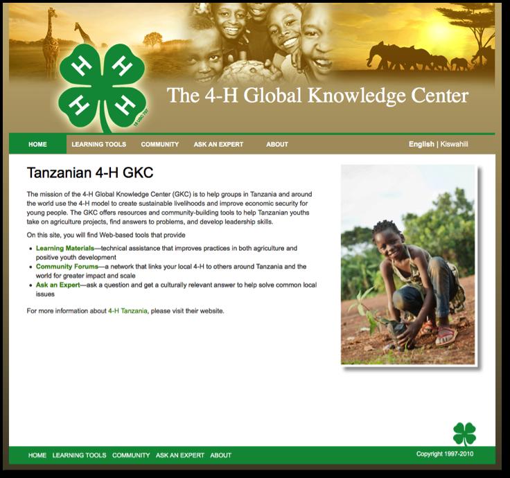 Overview Case Study 4-H Global Knowledge Center Founded in 1902, 4-H offers youth development clubs and programs across the world.