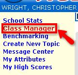 To create a new class: 1. From the main menu, select Class Manager. 2. From the Class Manager, enter a title for your class. 3. Click Next.