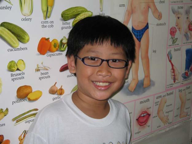 Andrews joined SLC when he was in Kindergarten Two. He was third in class in Primary 2 last year.