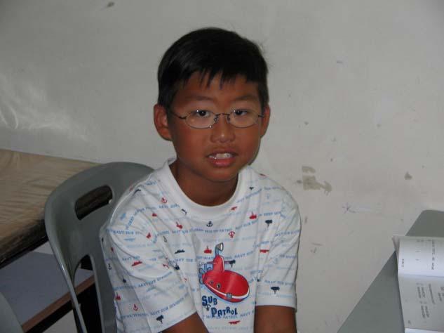 Leng Ee Ian from Yio Chu Kang Primary School was 3 rd in Primary 3 last year. He is currently attending his Pri.