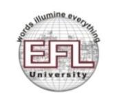 THE ENGLISH AND FOREIGN LANGUAGES UNIVERSITY HYDERABAD 500 007 PART-TIMECOURSES
