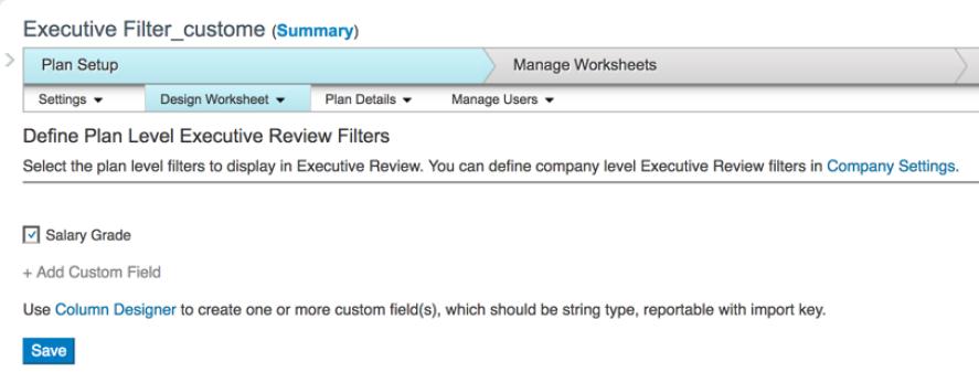 needed from the Job Info Portlet in Employee Central, it may be cumbersome for a planner to look for this on a portlet view rather than holding it in a custom column on a form.