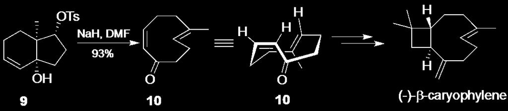 Ở hai trong số các tổng hợp toàn phần của taxol, phản ứng tách phân mảnh đã được Holton 22 (phương trình 9- Hình ) và Wender 23 (phương trình 0- Hình ) dùng để xây dựng hệ vòng 8 ở trung tâm của