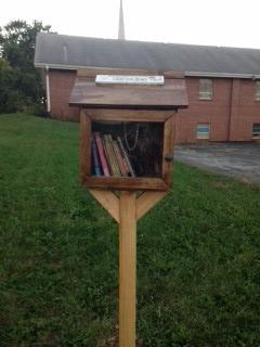 In Our Member Congregations The Sanctuary Place The Sanctuary Place's Little Free Library is open and ready for business.