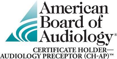 A WELL-TRAINED PRECEPTOR IS ESSENTIAL TO THE AUDIOLOGY EDUCATIONAL MODEL National Registry of Audiology Preceptors The ABA maintains the National Public Registry of Audiology Preceptors TM for