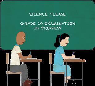 Examinations and curriculum School testing does not appear to inform teachers of when interventions for 13 learners should be carried out.