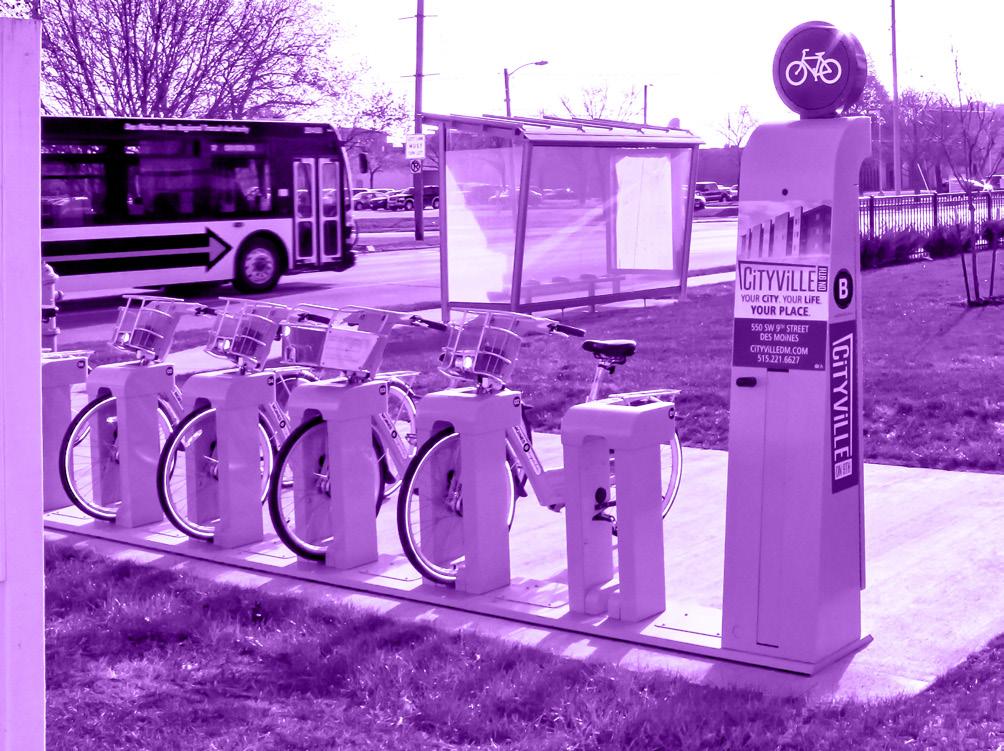 DART submitted an application for the grant through the Des Moines Area Metropolitan Planning Organization (MPO) in partnership with the Des Moines Bicycle Collective.