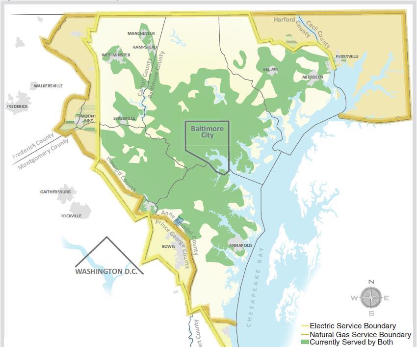 Both - Natural Gas Service Only Source: BGE 5,136,453 2,773 Source: IMPLAN, BGE The contains all Maryland