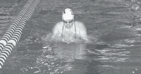 2002-03 Season Review Junior Katelyn Eustis and Strub placed 14th in the 400-meter free relay (4:01.01). Werner had the next best finish, timing a 2:23.75 in the 200-meter back to place 29th.