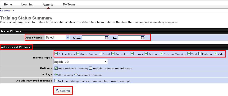 Click Reports - Standard Reports and then Training Status Summary in the category of Track