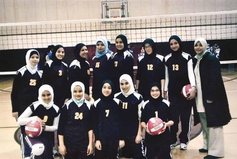 Volleyball Girls JH Volleyball Team 1 st row: Maryam Sabir Noor Salem Sara Salama Aminah Zegar Jinan Mohammed 2 nd row: Marwah Roussi Shereen Salama Dema Eid Batoul Hasan Feryal Abusalim Adela Zegar