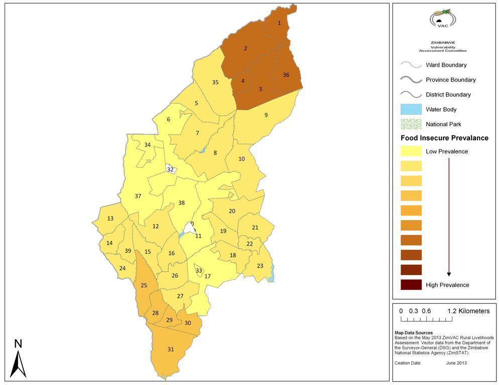 159 Makoni District Prevalence of Food