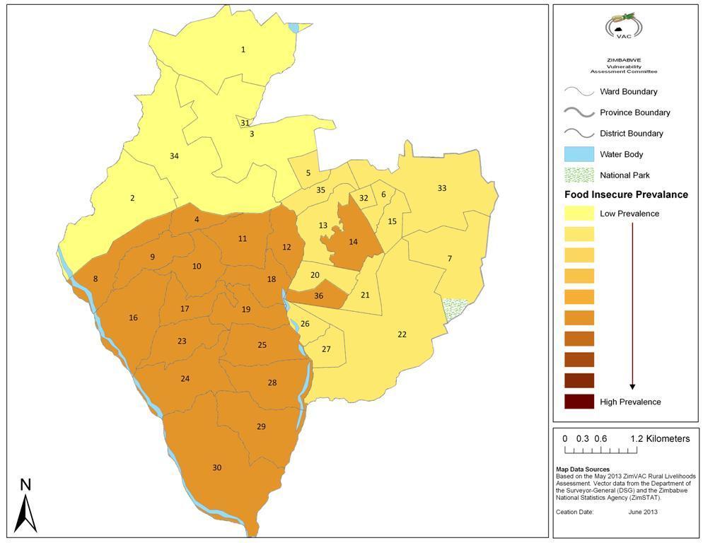 160 Mutare District Prevalence of Food
