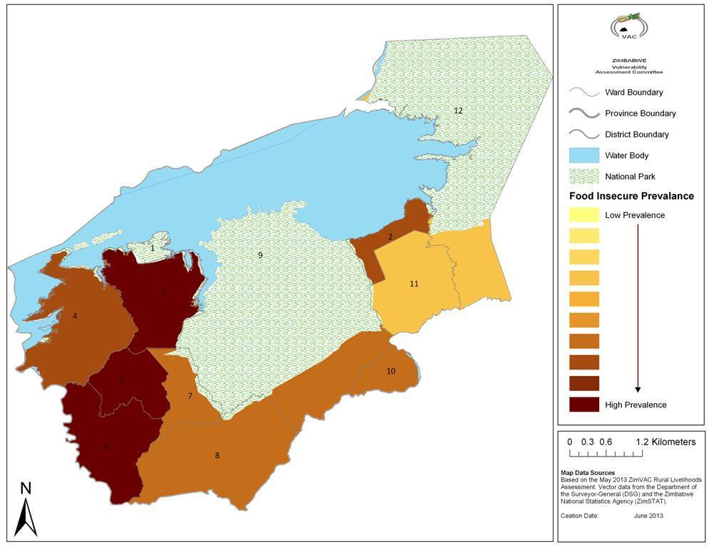 185 Kariba District Prevalence of Food