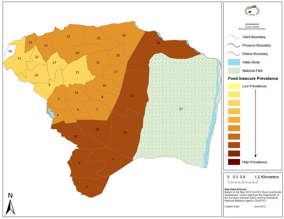 191 Bikita District Prevalence of Food