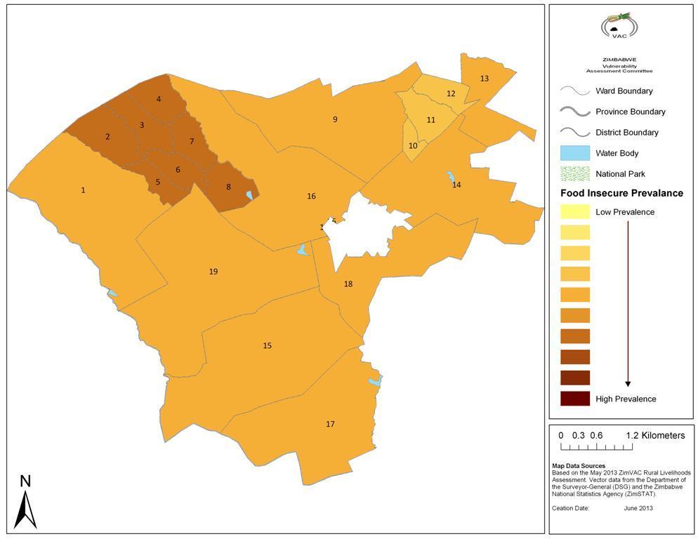 202 Gweru District Prevalence of Food