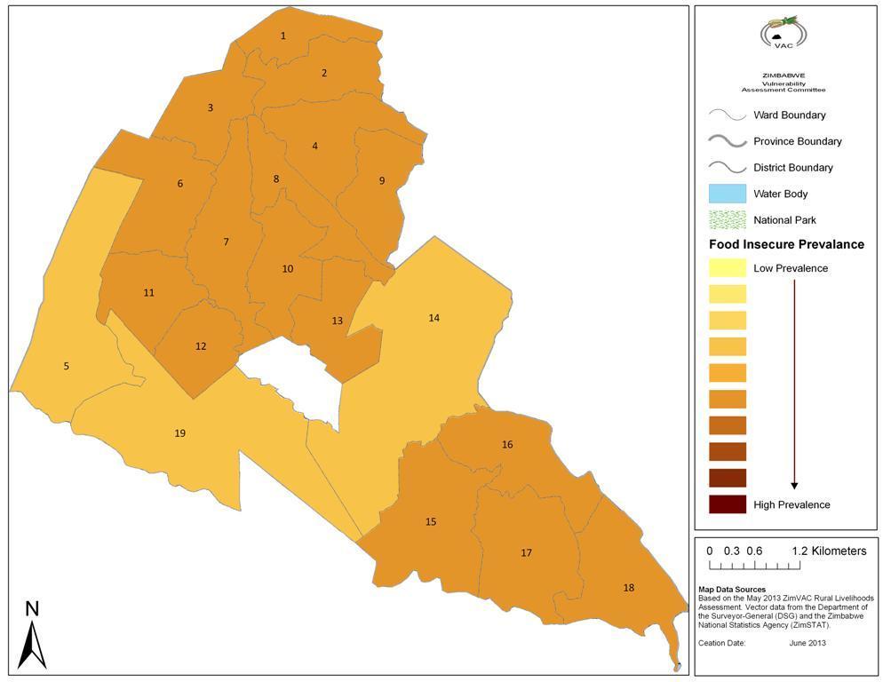 206 Zvishavane District Prevalence of