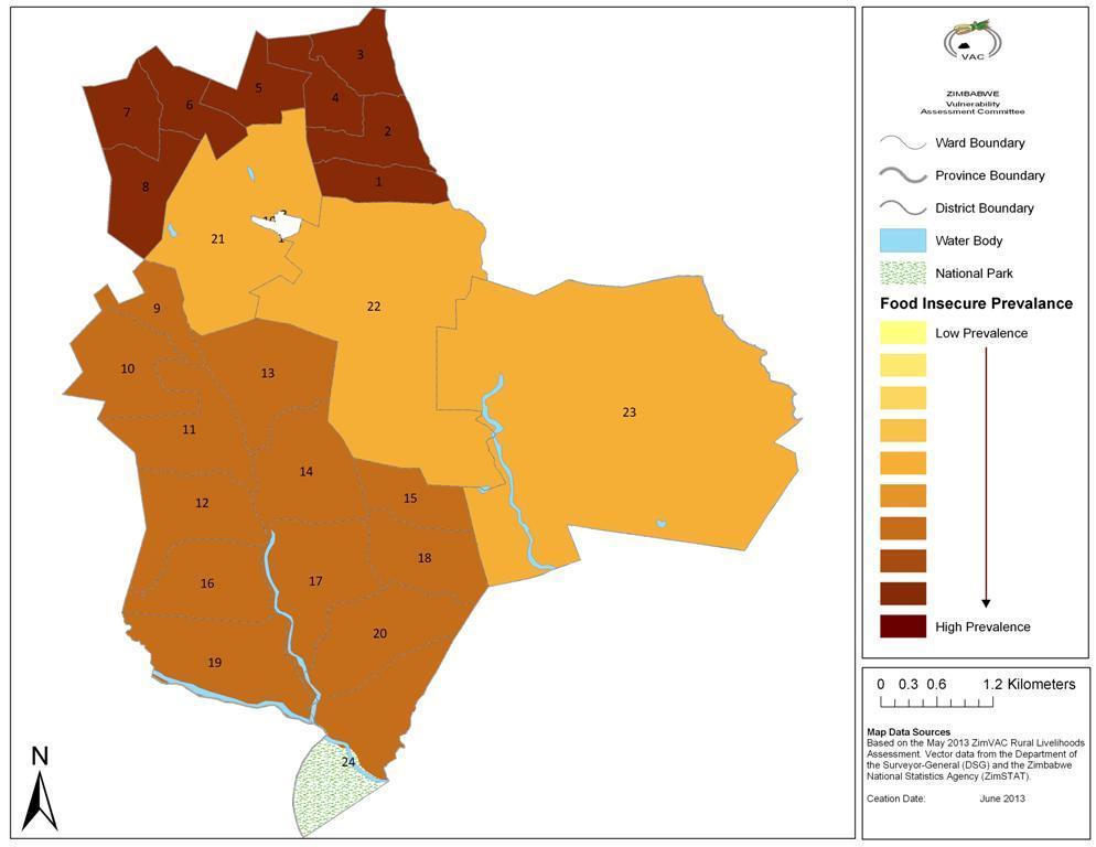 218 Gwanda District Prevalence of Food