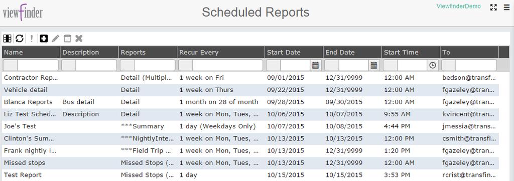 Any person can receive scheduled reports of vital information directly in their