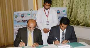 The Second MoU was inked with University of Haripur in KPK, Vice Chancellor UoH Prof. Dr. Naseer Ali Khan who is also Chairman of the IUCPSS in Pakistan inked the MoU.