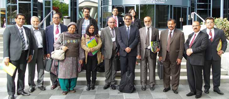 VC UoT in Vancouver for a 10 Day Study Tour The Vice Chancellor University of Turbat, Prof. Dr.