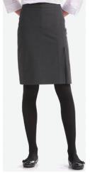 Skirts Skirts should be knee length and certainly no more than
